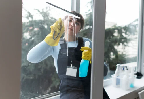 Nettoyage de vitres intérieures et extérieures à Marcenat